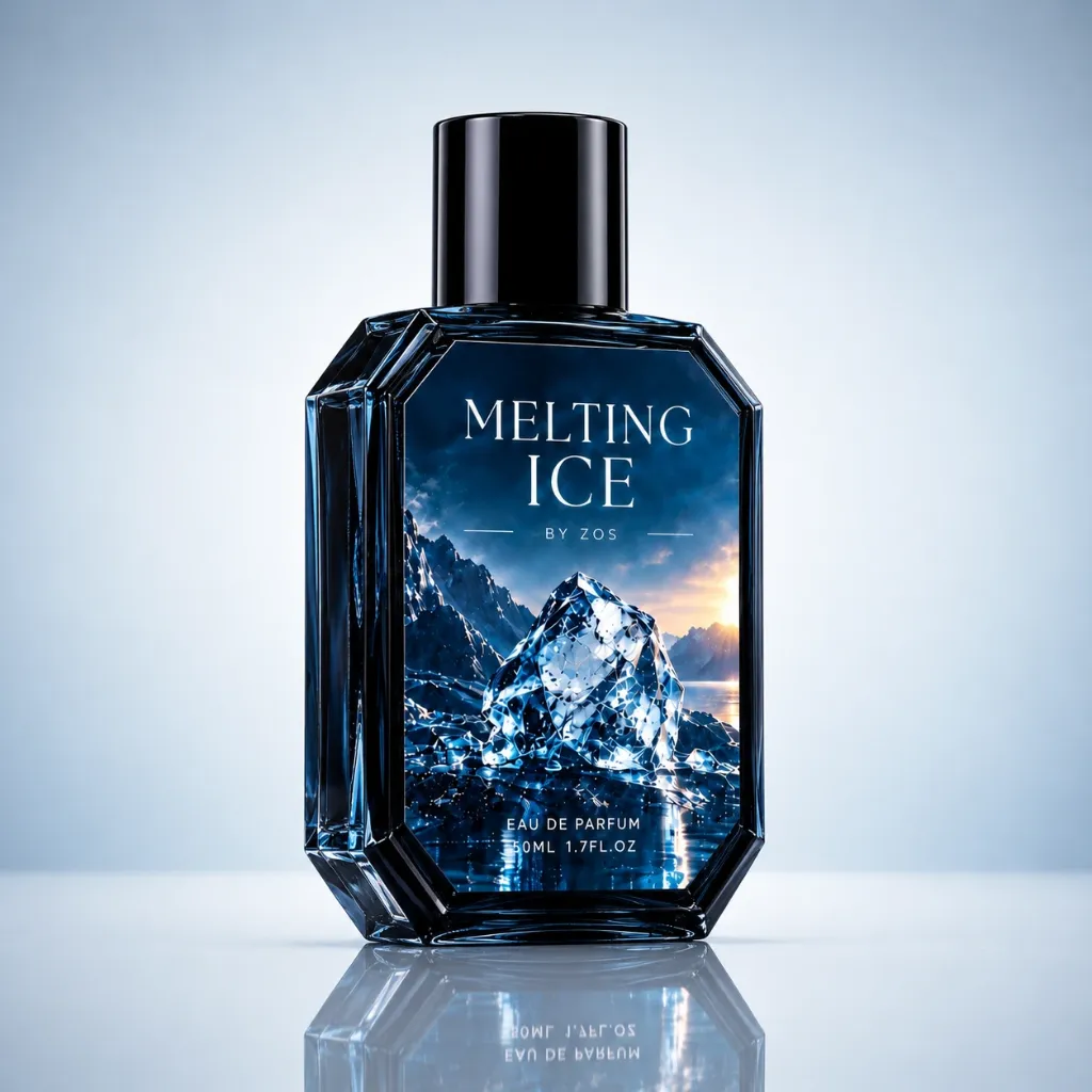 Melting Ice Perfume Bottle Ad.webp